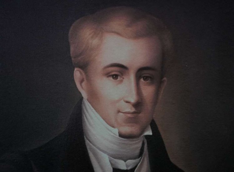 Ελαιογραφία του Κυβερνήτη Ιωάννη Καποδίστρια στο κτίριο του υπουργείου Εξωτερικών Πηγή Protagon gr